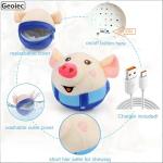 Interactive Dog Toys,Active Moving Pet Plush Toy,2026 New shaking dog ball pig dog toy Interactive Dog Ball with song Squeaky Moving Dog Ball Toy,Rechargeable Toys to Keep Them Busy Dog Toys(Blue Pig)