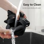 AOKLANT Pet Training Snack Pouch with Clicker 2.0 Upgraded Magnetic Closure, 1.66 Cup Silicone Belt for Dog Treats，Perfect for Exercising and Walking