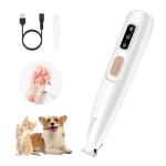 Mcbazel Pet Micro Precision Trimmer, Multifunctional Pet Hair Trimmer Waterproof Rechargeable Shaver with LED Light for Paws Eyes Ears Face Buttocks for Small Dogs and Cats，50dB Quiet Shave.
