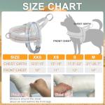 BEAUTYZOO Dog Harness for Small Dogs, No Pull Dog Harness and Leash Set, Soft Escape Proof Puppy Vest Harness with Handle, Reflective Lightweight Step in Harness for Girl Boy Dogs, Beige S