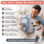 Pets Are Kids Dog Dental Powder | Premium Breath Freshener with OraCMU™ Probiotic for Gut Support | Easy-to-Mix Dog Teeth Cleaning Powder | Fights Bad Breath, Tartar & Plaque | Bacon Flavor, 60 Scoops