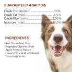 Lil' Bitz Soft & Chewy Training Treats for Dogs, Bite Size Reward Treats for Training & Positive Reinforcement, Grain Free Dog Treats Made with Real Beef, Hickory Smoked Beef Flavor, 4 oz Bag