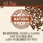 Lil' Bitz Soft & Chewy Training Treats for Dogs, Bite Size Reward Treats for Training & Positive Reinforcement, Grain Free Dog Treats Made with Real Beef, Hickory Smoked Beef Flavor, 4 oz Bag