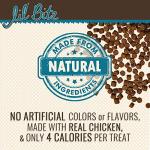 Lil' Bitz Soft & Chewy Training Treats for Dogs, Bite Size Reward Treats for Training & Positive Reinforcement, Grain Free Treats Made with Real Chicken, Flame Roasted Chicken Flavor, 4 oz Bag