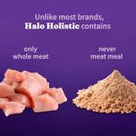 Halo Holistic Small Breed Dog Food, Cage Free Chicken & Brown Rice Recipe, Healthy Grains Dry Dog Food, Complete Digestive Health, 3.5 lb Bag