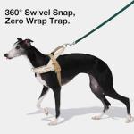 VETRESKA Dog Harness and Leash Set, Easy Walk Dog Harness for Large Medium Dogs, No Pull Puppy Harness for Walking and Training, Adjustable, Anti-Twist Leash (Santal Forest, L)