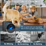 Cangecit High Sensitivity Dog Door Bell 2026 Version, Dog Doorbells for Potty Training – Dog Bells to Go Outside, 1000Feet Range, Waterproof Button, 55 Melodies & 5 Notification Modes (1 Button)