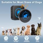 Cangecit High Sensitivity Dog Door Bell 2026 Version, Dog Doorbells for Potty Training – Dog Bells to Go Outside, 1000Feet Range, Waterproof Button, 55 Melodies & 5 Notification Modes (1 Button)