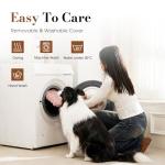 Cozila Dog Beds for Large Sized Dog, Orthopedic Pet Bed with Waterproof Lining, Soft Short Plush Surface & Egg Crate Foam, Machine Washable Pet Bed with Removable Cover & Anti Slip Bottom