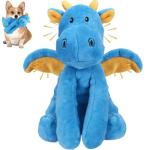 Letsmeet Dog Toys for Puppy Toys, Interactive Plush Dog Toy with Squeaker and Crinkle Paper, Suitable for Reducing Boredom and Anxiety, Cute Pet Toy for Small, Medium and Large Dogs