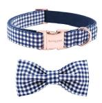 ARING PET Bowtie Dog Collar Adjustable Collars with Bow Tie for Small Medium Large Boy Girl Dogs