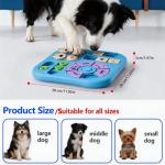 Dog Puzzle Toys, 4-in-1 Interactive Dog Toys for Boredom, Treat Dispensing Slow Feeder for Mental Stimulation, Enrichment Toy for Smart & Beginner Dogs, Light Blue