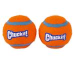 Chuckit! Dog Tennis Ball Dog Toy, Large (3 Inch Diameter) for dogs 60-100 lbs, Pack of 2