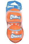Chuckit! Dog Tennis Ball Dog Toy, Large (3 Inch Diameter) for dogs 60-100 lbs, Pack of 2
