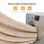 1 Pack 3 Calming Blankets Fluffy Premium Fleece Pet Blanket Soft Sherpa Throw for Dog Puppy Cat Beige Medium (30" x20'')