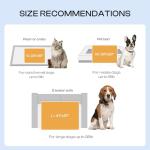 1 Pack 3 Calming Blankets Fluffy Premium Fleece Pet Blanket Soft Sherpa Throw for Dog Puppy Cat Beige Medium (30" x20'')