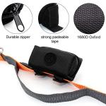 SLOSN 3 Pack Pet Waste Bag Dispenser with Zippered Portable Dog Poop Bag Holder, Great Accessory for Walking, Running with Dog (RoseRed Green Black)