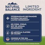 Natural Balance Limited Ingredient Adult Dry Dog Food with Vegan Plant Based Protein and Healthy Grains, Vegetarian Recipe, 4 Pound (Pack of 1)