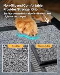 PetThem Upgraded Dog Ramp for Car 71'' X-Long & 19.7" Wider Folding Dog Ramps for Large Dogs with Non-Slip Rug Surface Portable Doggy Ramps for SUV Car & Truck, Up to 250 LBS