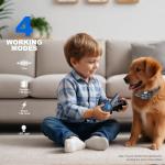 Heaflex Shock Collar with Remote, Dog Training Collar, 4 Training Modes with Beep, Vibration, Safe Shock, Led Light, 2600 ft Wireless Range, Rechargeable for 3 Dogs, Small Medium Large 5-120Lbs