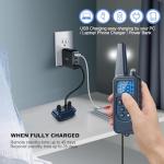 Heaflex Shock Collar with Remote, Dog Training Collar, 4 Training Modes with Beep, Vibration, Safe Shock, Led Light, 2600 ft Wireless Range, Rechargeable for 3 Dogs, Small Medium Large 5-120Lbs