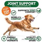 Glucosamine for Dogs - 250 Chews with Chondroitin - Hip and Joint Supplement with MSM - Turmeric - Omega 3 - Joint Pain Relief - Advanced Support for Dog Health - For Large, Medium & Small Breeds