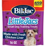 Bil-Jac Little-Jacs Small Dog Training Treats, Soft Chicken Liver Recipe, 16 oz