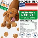 Glucosamine for Dogs - 250 Chews with Chondroitin - Hip and Joint Supplement with MSM - Turmeric - Omega 3 - Joint Pain Relief - Advanced Support for Dog Health - For Large, Medium & Small Breeds