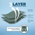 Best Pet Supplies Voyager Step-in Air Harness - All Weather Mesh, Reflective, No Pull Harness for Dogs, Cats - Secure with Hook & Loop Fastener, Buckle, Double D-Rings - Moss Green, M