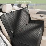 Smatto Dog Car Seat Cover for Back Seat, Waterproof Pet Bench Seat Cover for Dogs, Scratchproof Nonslip Rear Seat Protector for Cars, Trucks, SUVs