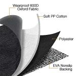 JSTHT Dog Car Seat Cover for Back Seat Waterproof Bench Seat Cover Protector Nonslip Durable Soft Pet Dog Back Seat Cover for Car, Truck, & SUV (Black)