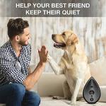 Anti Barking Devices, Auto Dog Bark Control Devices with 3 Modes, Rechargeable Ultrasonic Bark Box Dog Barking Deterrent Devices, Stop Neighour Dog Barking Devices for Dogs up to 75ft(Black)
