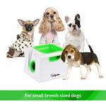 IDOGMATE Small Interactive Ball Launcher with Rechargeable, Automatic Dog Ball Thrower for Mini Dog (Small Machine with 3 Balls)