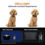 Ultra-Small Dog Shock Collar with Remote, Ultra-Light & Thin Dog Training Collar, Tailored for Small Dogs 5-30lbs & Medium Dogs, 198-Level Precise Control, Waterproof, Rechargeable (Not Auto Collar)