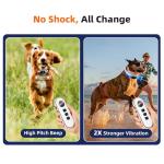 Ultra-Small Dog Shock Collar with Remote, Ultra-Light & Thin Dog Training Collar, Tailored for Small Dogs 5-30lbs & Medium Dogs, 198-Level Precise Control, Waterproof, Rechargeable (Not Auto Collar)