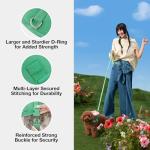 VETRESKA Flora Dog Harness, Leash and Collar Set, No Pull Dog Vest Harness for Walking and Training, Adjustable, Easy Control and Soft Padded Pet Harness and Backpack for Small Medium Large Dogs, L