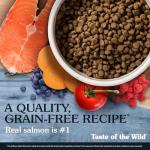 Taste of the Wild Pacific Stream Grain-Free Dry Puppy Food with Smoke-Flavored Salmon 28lb