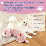 Moropaky Heartbeat Toy Puppy Heartbeat Stuffed Toy for Dog Calming Aid, Heartbeat Puppy Toy for Pets Anxiety Relief, Dog Comfort Toy for Behavioral Aid Crate Training, Puppy Essential