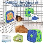 CyperGlory Interactive Licking Mat for Dog Crate,Feeder Pad, Boredom&Anxiety Relief, Peanut Butter & Yogurt Lick Plate, Safe Soft Treat Dog Training Gift with Silicone Spatula&Brush (Mixed 3 Pcs Pack)