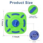 CyperGlory Interactive Licking Mat for Dog Crate,Feeder Pad, Boredom&Anxiety Relief, Peanut Butter & Yogurt Lick Plate, Safe Soft Treat Dog Training Gift with Silicone Spatula&Brush (Mixed 3 Pcs Pack)