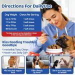 Glucosamine for Dogs Hip and Joint Supplement - 25-in-1 Hip and Joint Chews for Dog with MSM, Green Lipped, Turmeric, Yeast, Omegas, Vitamins| Mobility Support for All Ages & Sizes Dogs,200 ct