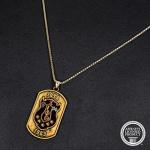 Bad Bananas BBGreek Iota Phi Theta - Official Vendor - Dog Tag Pendant Necklace - Coat of Arms