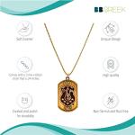 Bad Bananas BBGreek Iota Phi Theta - Official Vendor - Dog Tag Pendant Necklace - Coat of Arms
