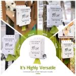 STAYPOT Outdoor Dog Poop Bag Dispenser Wall Mountable, Waterproof & Commercial-Grade, Outdoor Organizer for Home, Parks, Apartments, Property Management with 135 Bags & Lock Included