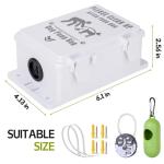 STAYPOT Outdoor Dog Poop Bag Dispenser Wall Mountable, Waterproof & Commercial-Grade, Outdoor Organizer for Home, Parks, Apartments, Property Management with 135 Bags & Lock Included