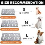 Dog Bed Mat – Soft & Comfortable Dog Kennel Pad for Crate – Durable Crate Bed & Mat for Dogs & Cats – Ideal for Crate, Kennel, and Home Use