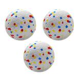 Dog Toy Balls 2.5 Inch, Indestructible Dogs Tennis Balls 3 Pack for Aggressive Chewers, Durable Interactive Toys for Large and Medium Dogs, Perfect for 2.5 Inch Dog Ball Launcher (ETPU Material)