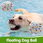 Dog Toy Balls 2.5 Inch, Indestructible Dogs Tennis Balls 3 Pack for Aggressive Chewers, Durable Interactive Toys for Large and Medium Dogs, Perfect for 2.5 Inch Dog Ball Launcher (ETPU Material)