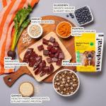 Heckova! Barkin’ Good Beef - Freeze Dried Raw Dog Treats, Human Grade Beef Heart and Liver for Training, Meal Topper - High Protein (24g Per Cup) - Training Treats for Dogs, Made in The USA, 4oz Bag