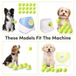 GLECTG 9 Pack 2 Inch Mini Tennis Balls for Small Dogs, Interactive Dog Toys for Fetch Training & Exercise, Fits 2-Inch Dog Ball Launchers